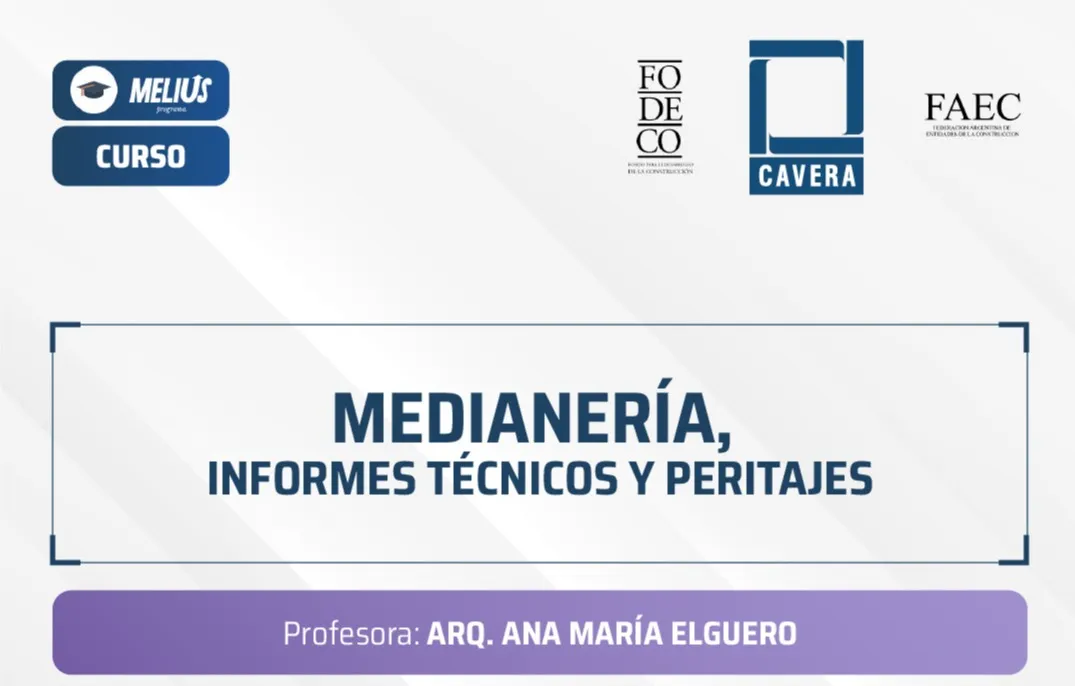 Curso Medianería, informes técnicos y peritajes