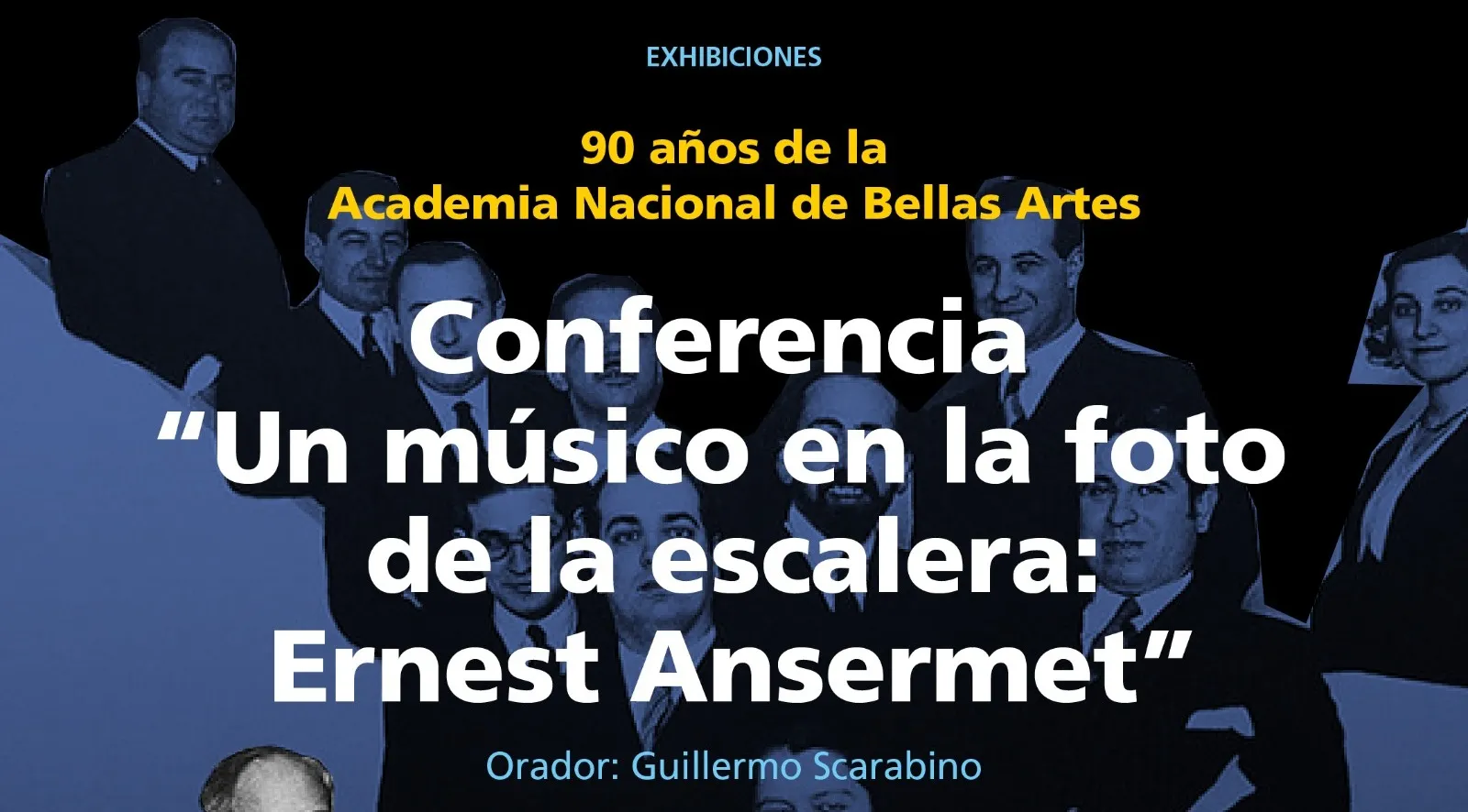 Conferencia "Un músico en la foto de la escalera: Ernest Ansermet"