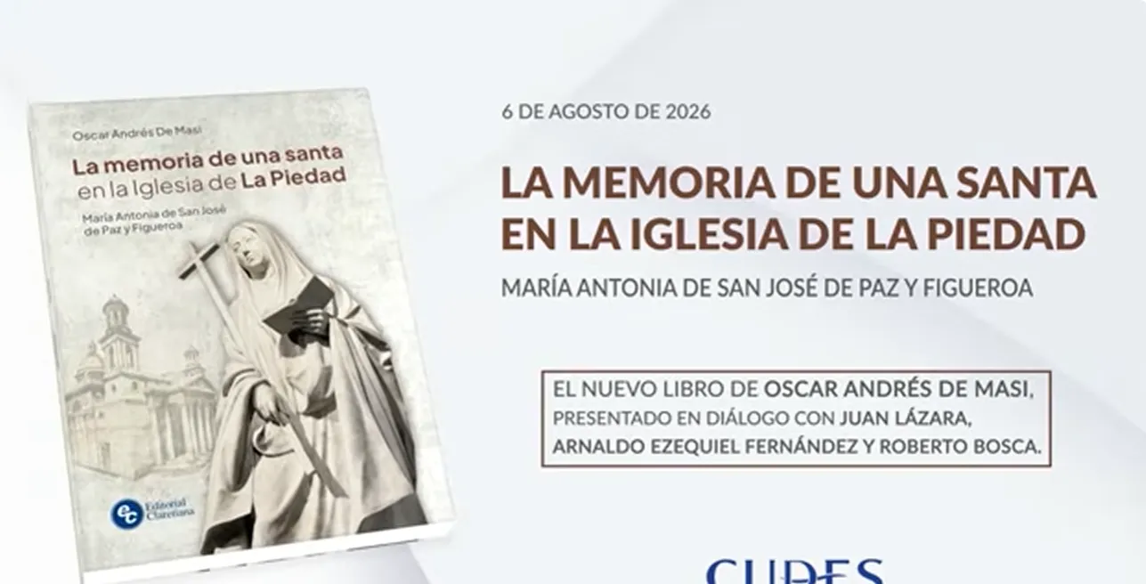Presentación de "La memoria de una santa en la Iglesia de La Piedad", de Oscar De Masi