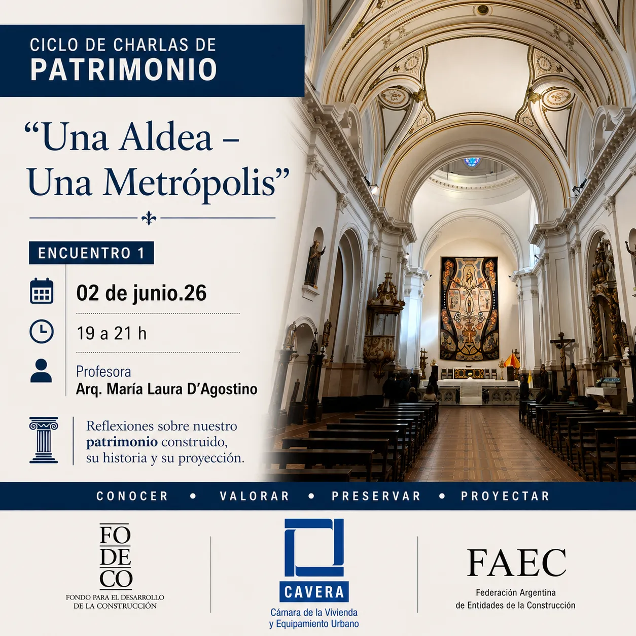 Encuentro 1 Ciclo de charlas de patrimonio. Módulo 1: Templos