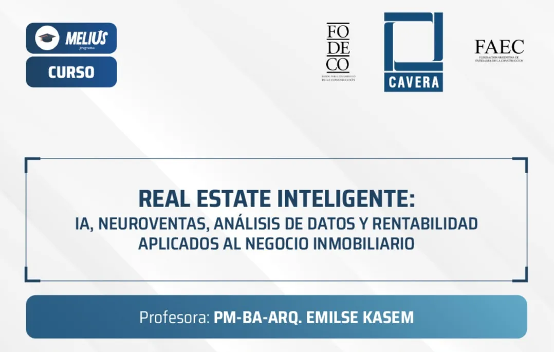 Curso Real Estate Inteligente: IA, Neuroventas, Análisis de datos y rentabilidad aplicados al negocio inmobiliario