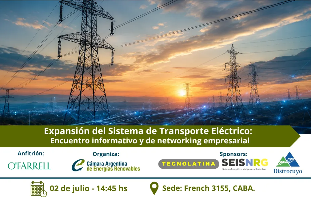 CADER invita a un evento exclusivo "Expansión del Sistema de Transporte Eléctrico: Encuentro informativo y de networking empresarial"